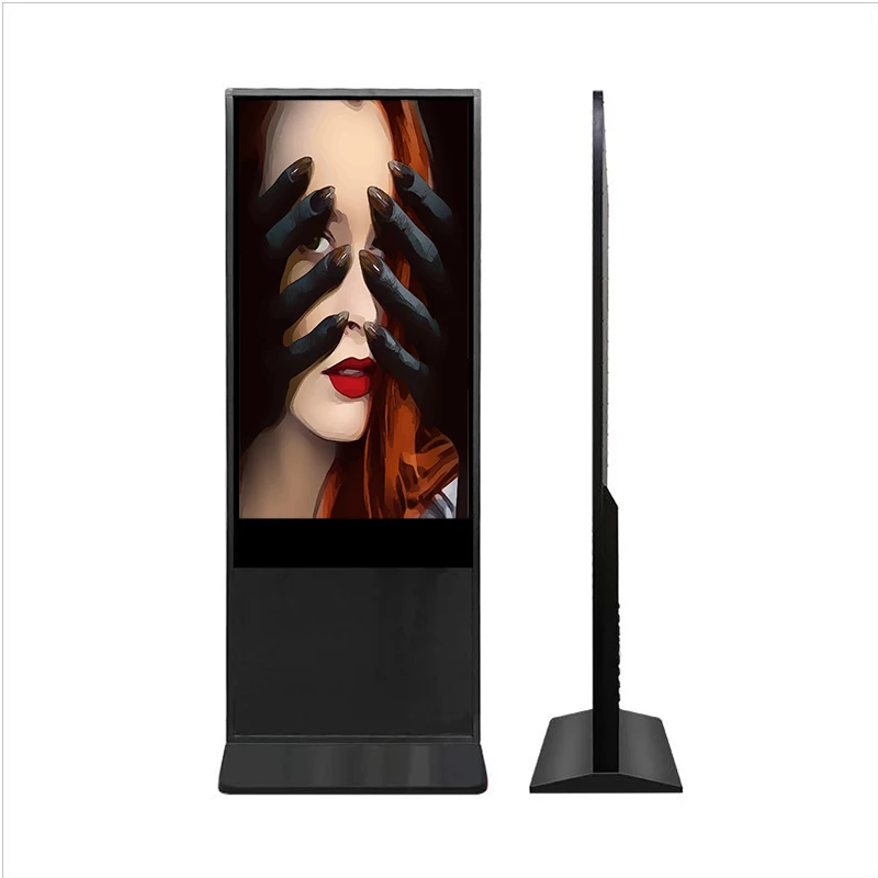 55-дюймовый сенсорный ЖК-экран Digital Signage Тотем 55 дюймовый комнатный напольный рекламный экран дисплей