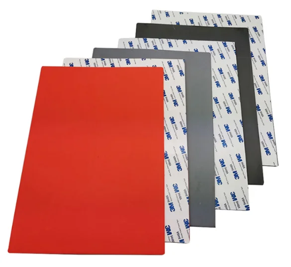 wholesale no smell odorless A4 size 2.3mm thickness laser rubber sheet.