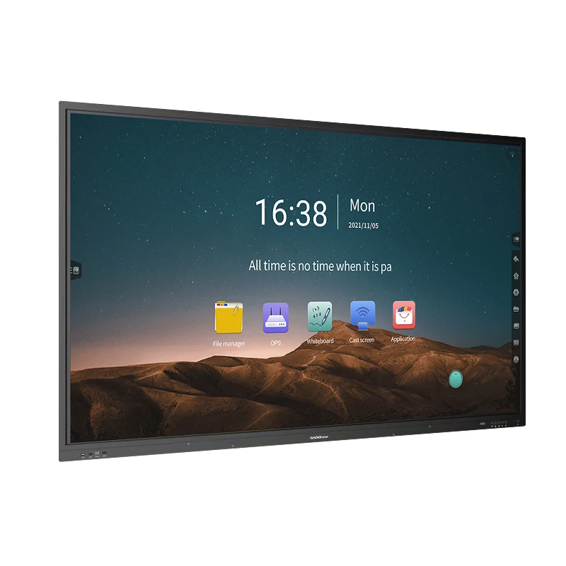 Оптовая продажа, Интерактивная доска GAOKEview 55 65 75 86 98 дюймов с сенсорным ЖК-экраном, Интерактивная плоская панель для обучения