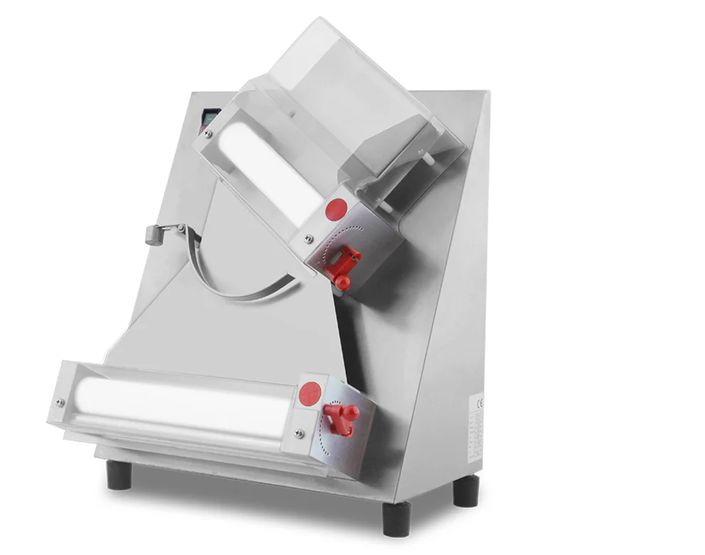 Table Top Dough Sheeter Machine Adjustable Function Pizza Dough Roller Stainless Steel Power Milk Packaging Food Technical Parts