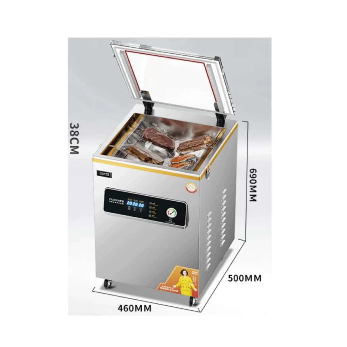 Commercial equipment vacuum packaging machine wet and dry food packaging machine
