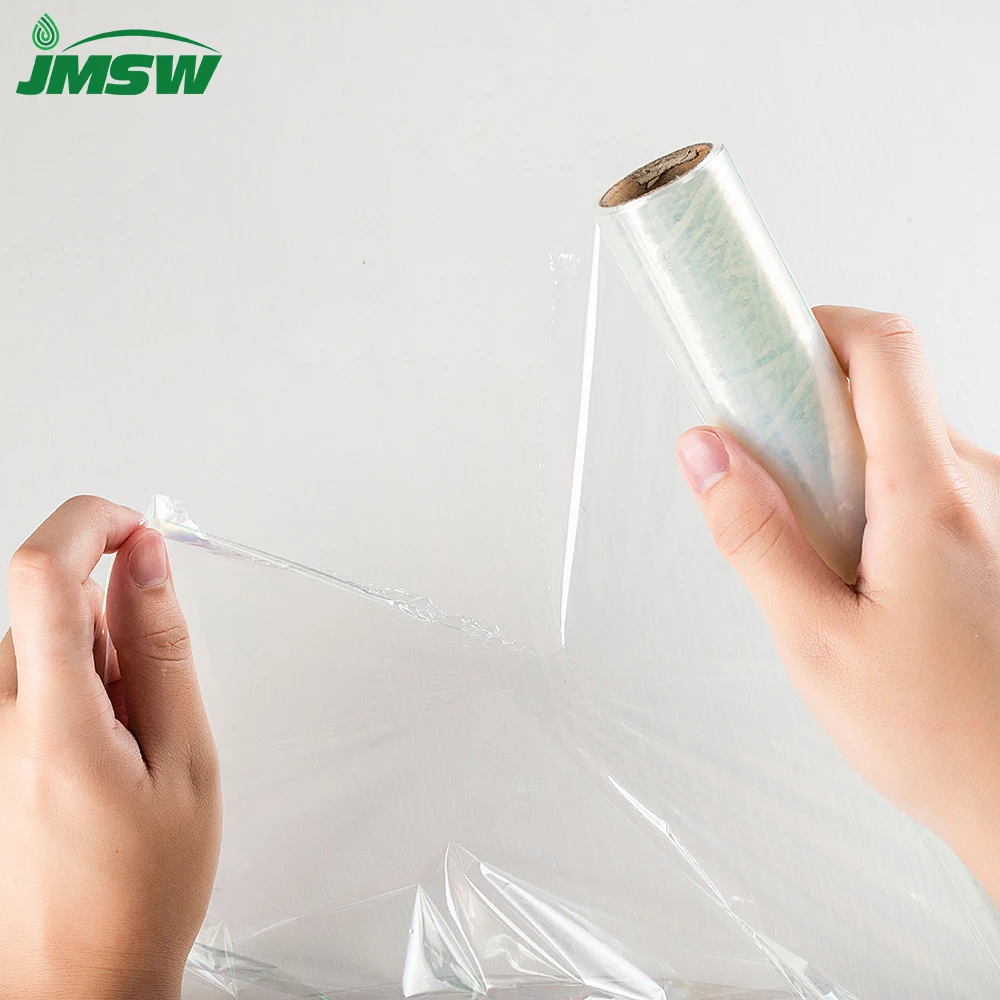 Food service plastic 100% biodegradable packaging fresh wrap pla film