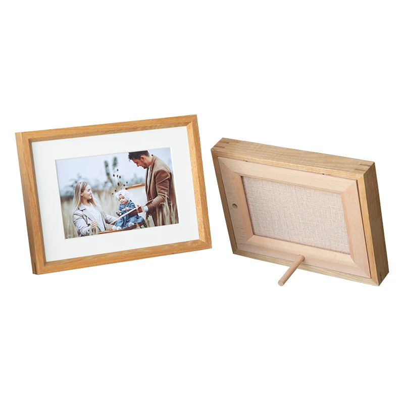 8x10 Black Walnut Teak Solid Wood Photo Frame Wholesale Custom Retro Picture Frame Solid Wood Natural Handmade