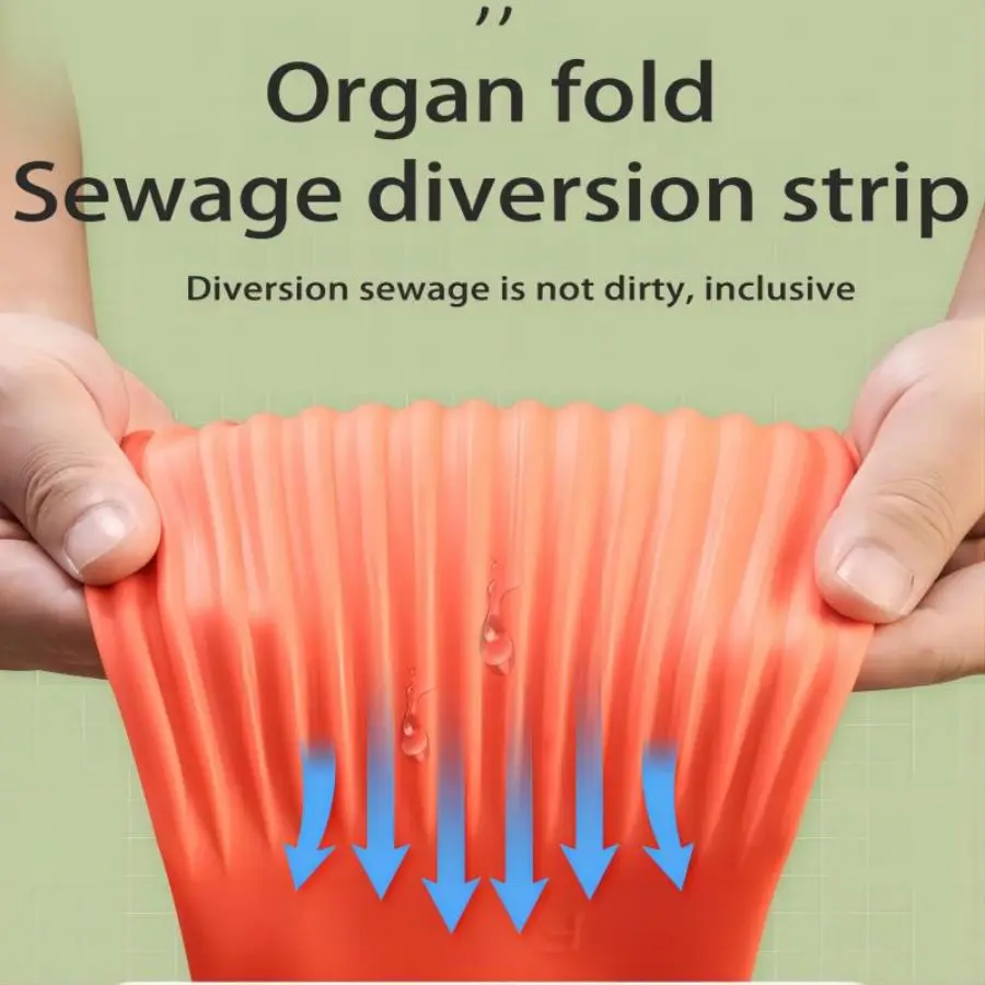 Wholesale 55cm latex dish washing thickened lengthened rubber mittens laundry cleaning rubbermittens plus long gloves fashion