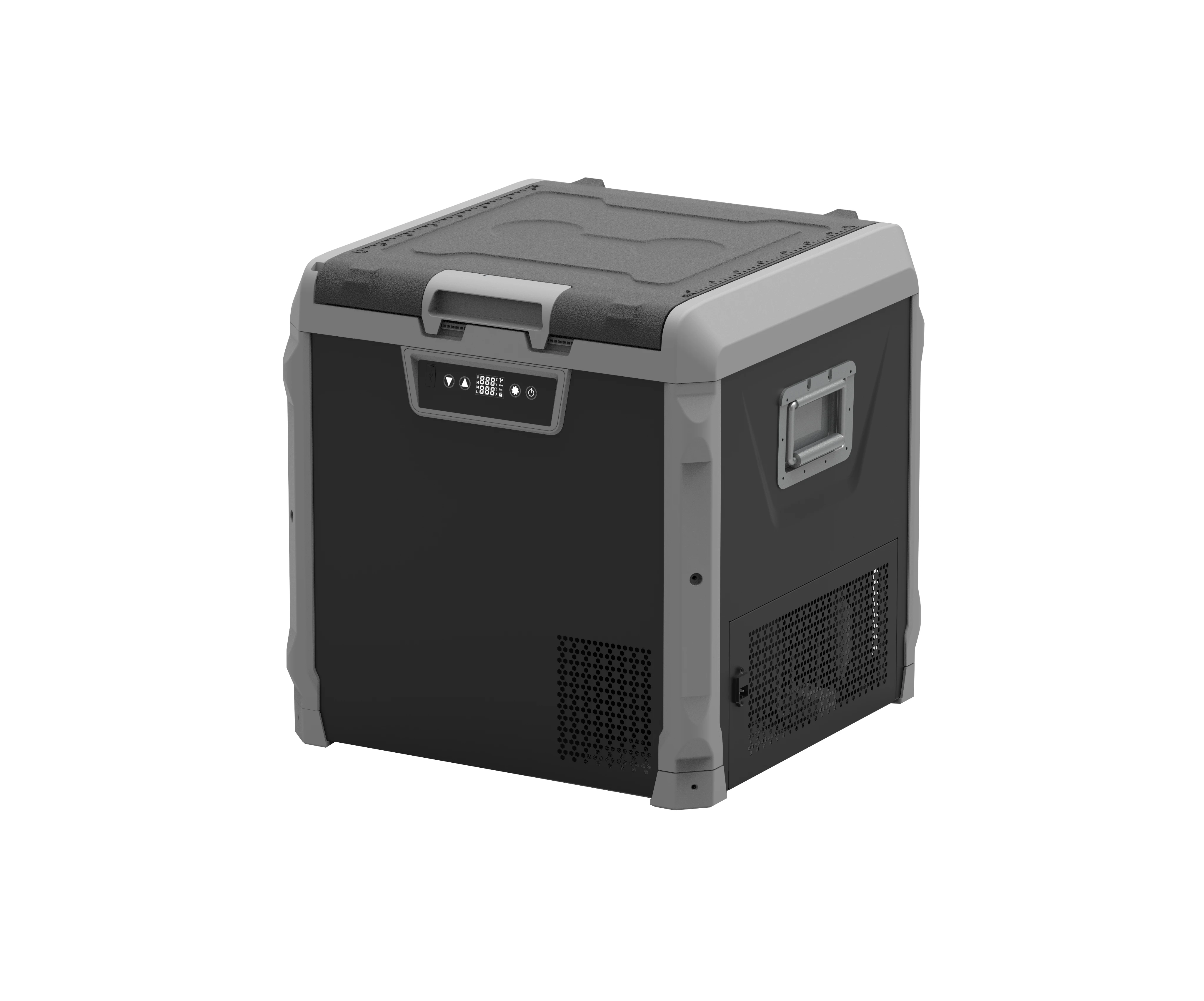 Freezer Fridge Dc Compressor For Car 35l Refrigerator Camping Portable 12 Volt Ce 12v Grey Small Icebox For traveller