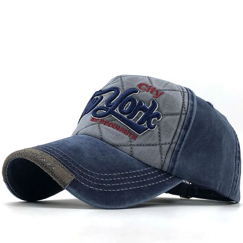 Новинка для девочек; Можно стирать 100% хлопок «Нью-Йорк» персонажами вышивка бейсболки кепки и Кепка-тракер головные уборы