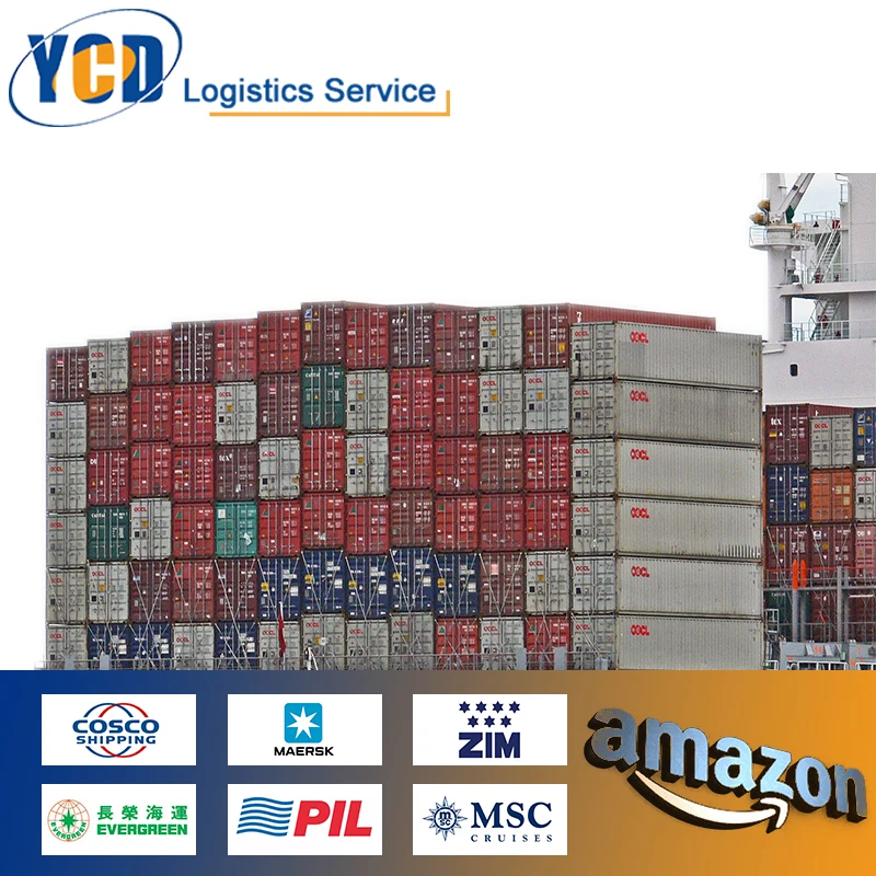 Shenzhen fushan yiwu tianjin freight forwarder fcl sea shipping to amazon cheapest cost ship to FBA USA by ocean