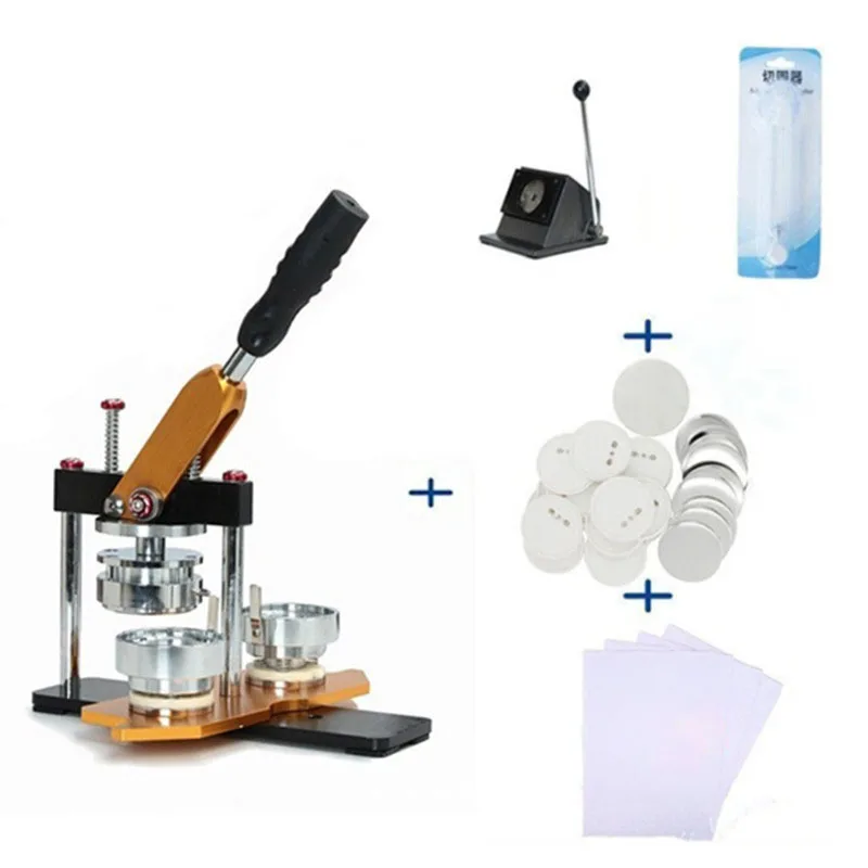 Manual Round Metal Safety Full Metal Upgraded Version Manual Badge Maker Badge Press Machines Badges