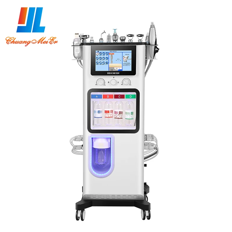 Nueva Technology Professional Sky Blue Star 12 In 1 Face Treatment Pore Cleaning Aqua Peeling Hydra Jet Peel Equipment