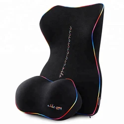 7 Colors Fashion Headrest Pillow And Waist Pillow Suit Combination the Latest Automotive Interior