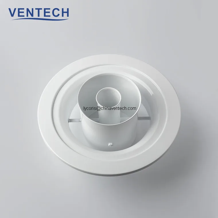 ring type ventilation diffuser jet nozzle ring diffuser aluminum round ceiling air diffuser