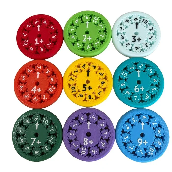 New wholesale math fidget gyro spinning teaching game learning ease children teaching parent-child toys