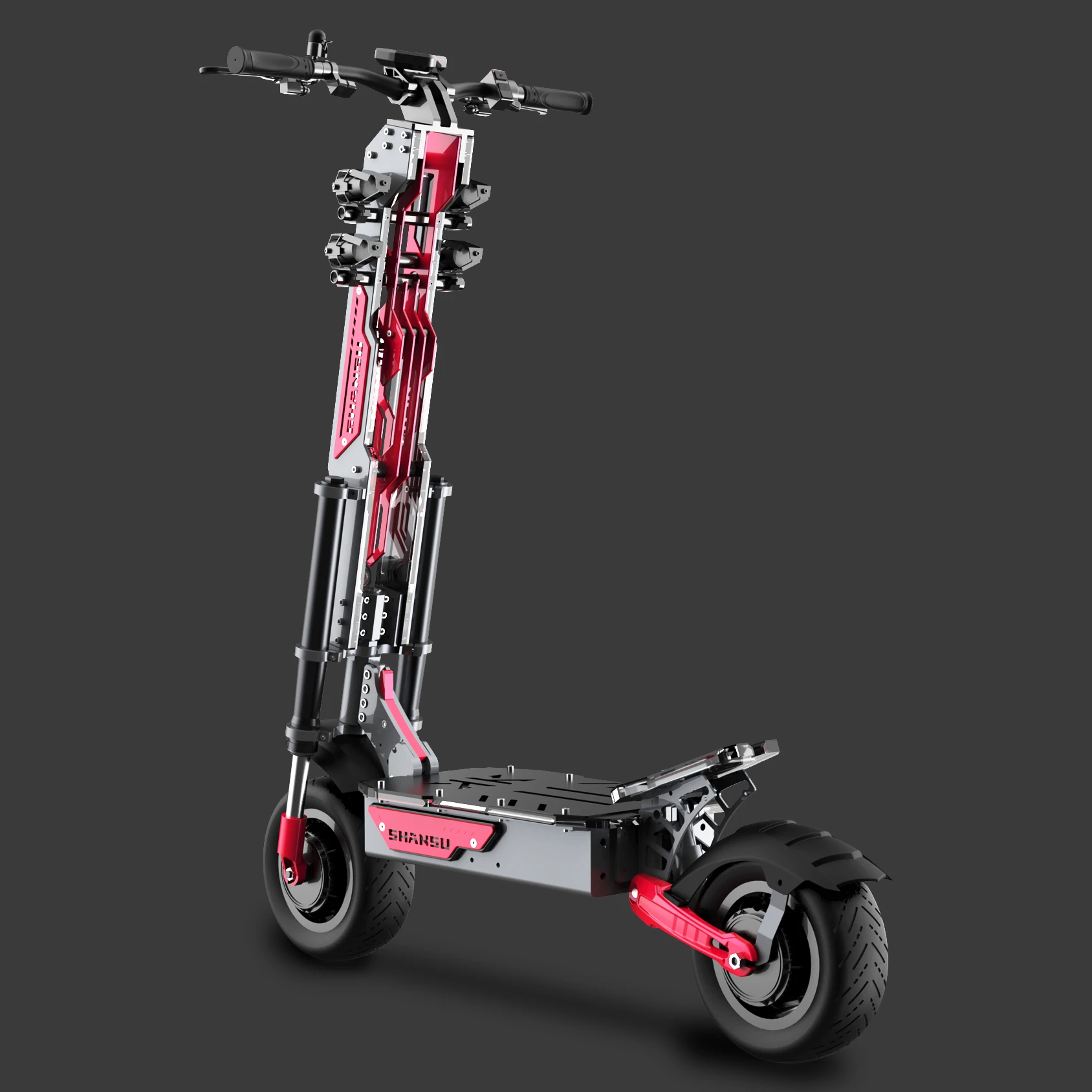 4000W 72V20AH/40AH Electric Scooter Fat Tire Folding Skateboard 85kmh speed power 108kmh speed 17inches aluminum tires scooters
