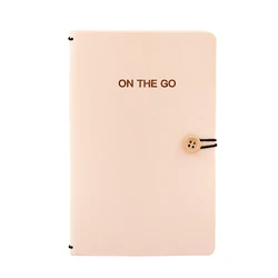 Wholesale Washed Kraft Cover Eco Friendly Notebooks With Buckle for Business Office And Students