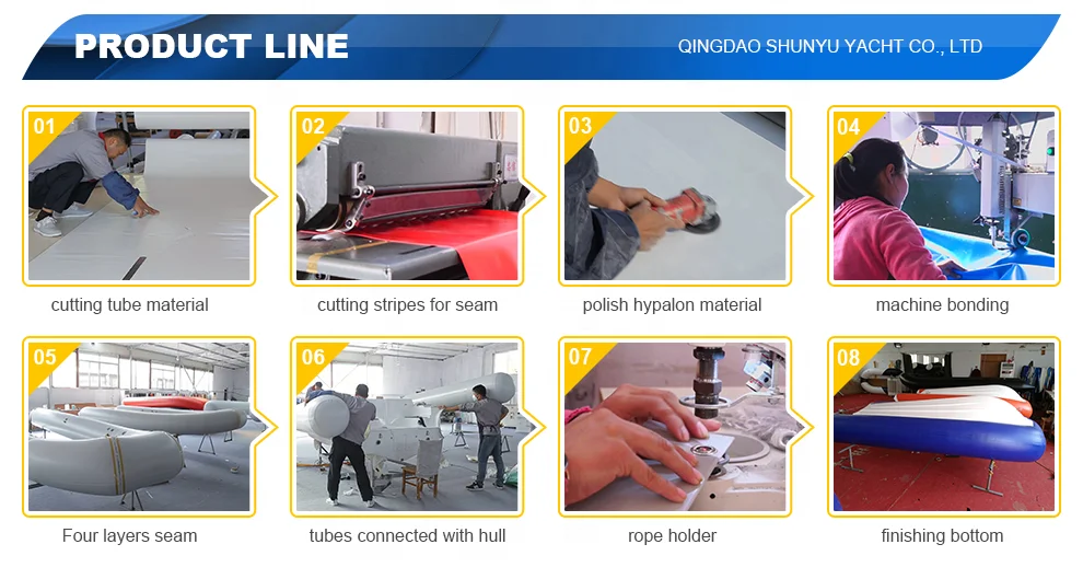 New 4.8M Inflatable Submarine Boat 5-Person Aluminum Hull Rib Boat For Sale