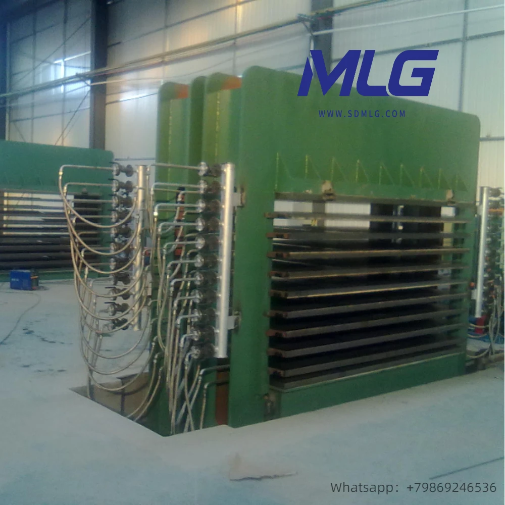 600T 4X8FT Plywood Hot Press Machine with Forklift