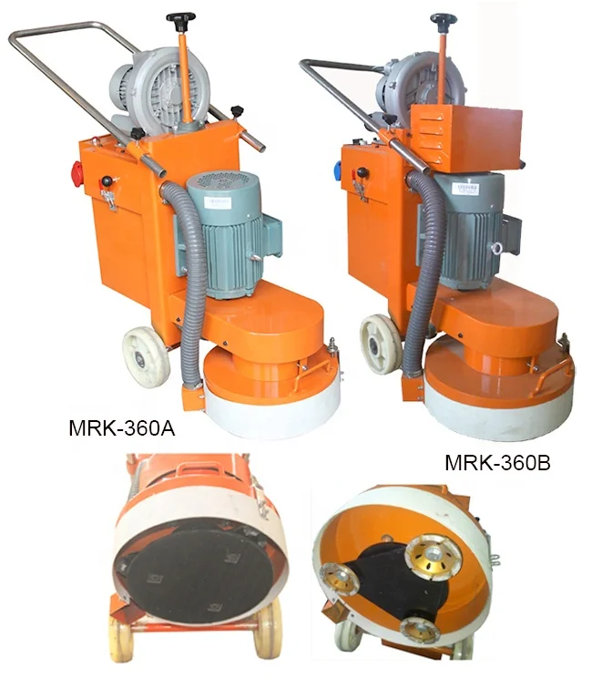Dust Free Marble Terrazzo Concrete Floor Polisher Walk Behind Concrete Floor Polisher Machine With Vacuum