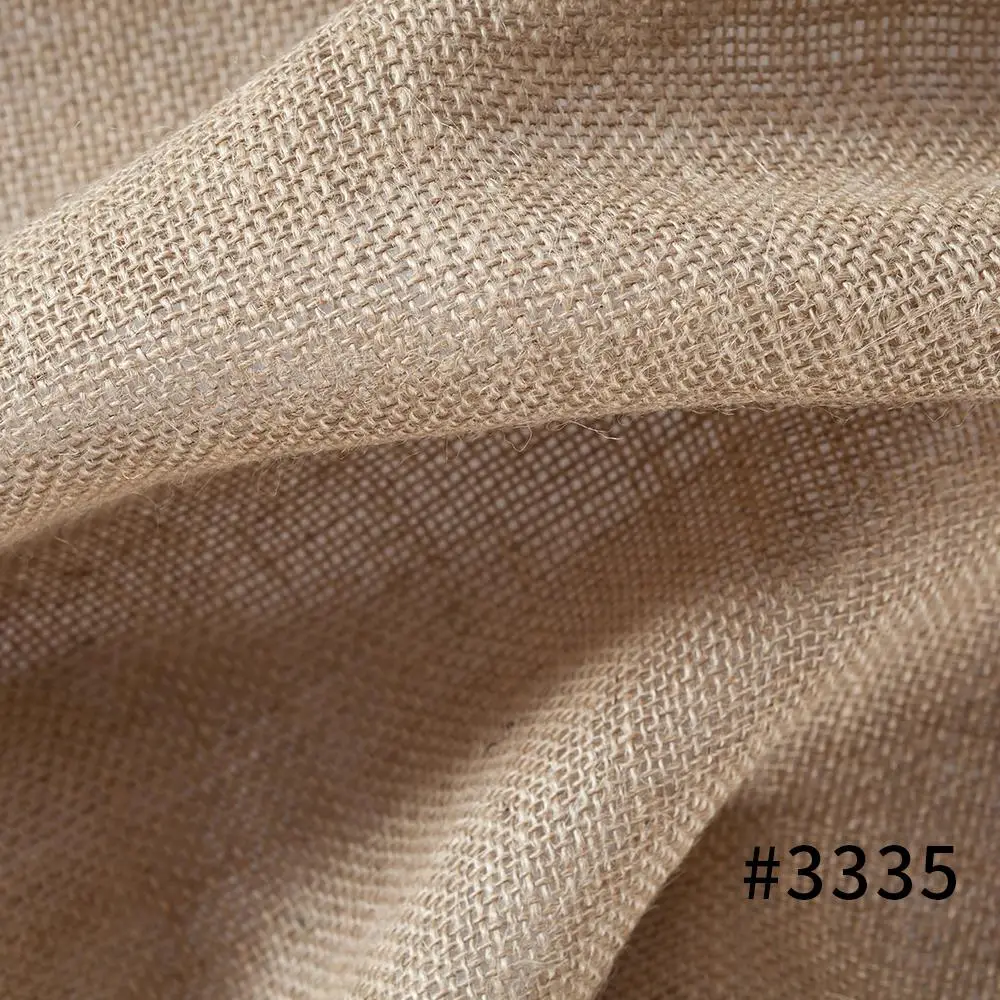 High Quality Custom Wholesale Factory Eco Friendly 100% Natural Color Jute Hessian Cloth Burlap 100% Jute Fabric from Bangladesh