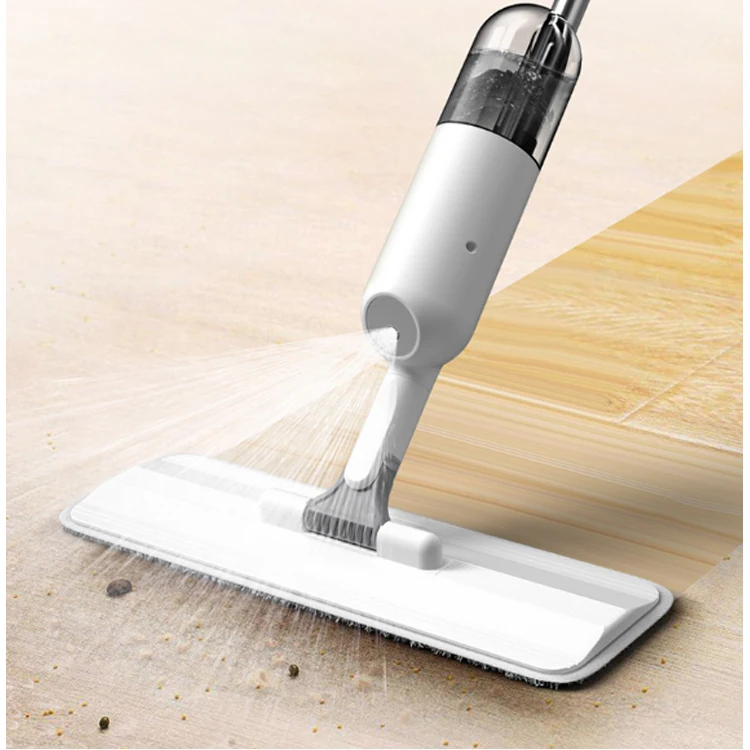 Бытовая швабра с распылителем, поворот на 360 градусов, швабра из микрофибры с распылителем