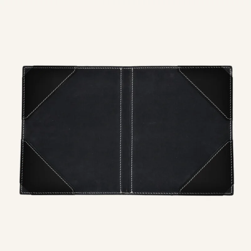 Desk Accessories Set Table Organizer Desk Pad Pen Holder Valet Tray Office Handle Letter Opener Portfolio Folder Leather Gift