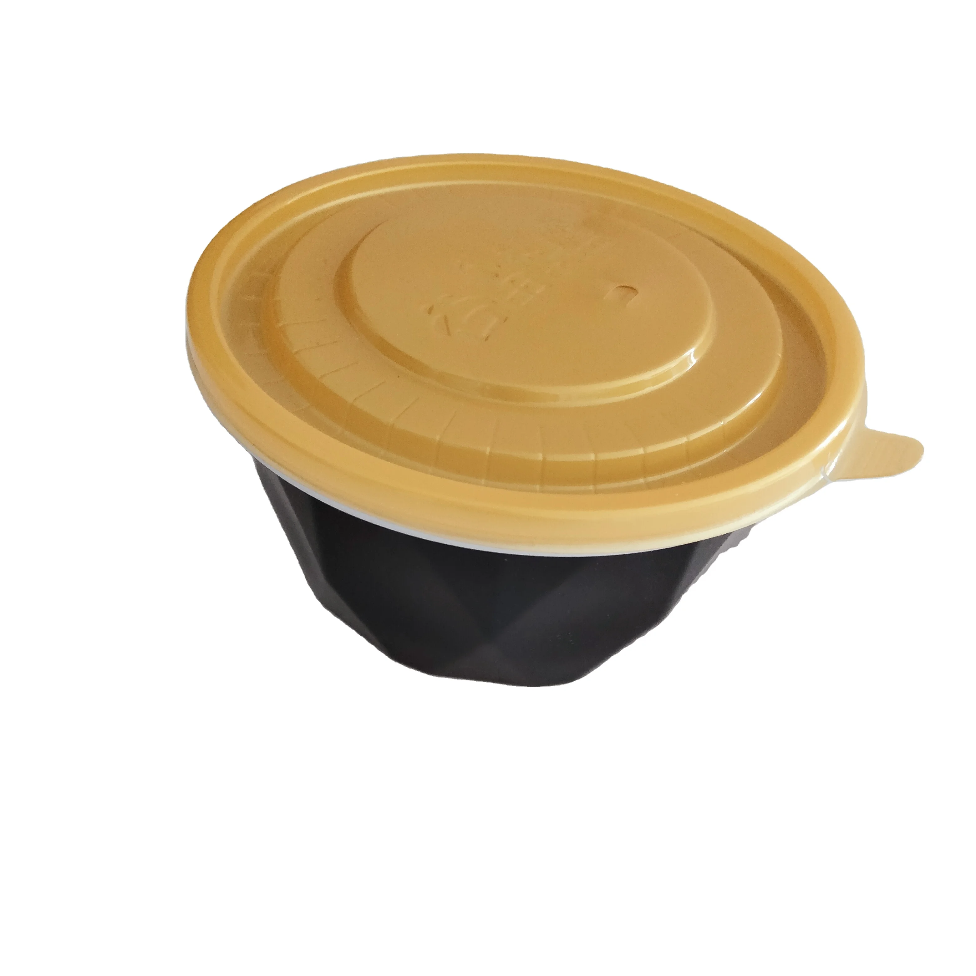 Manufacturer wholesale disposable PP material soup bowl microwaveable food container tightly sealed take out packing bowl