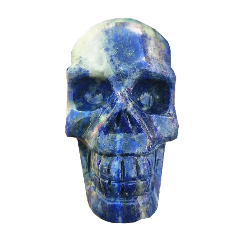 Chinese suppliers sell cheap handmade lapis lazuli carvings skulls