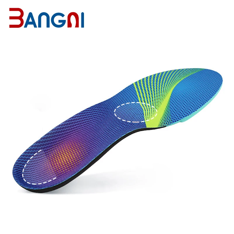 Orthopedic Insoles Customisable Medical Feet Inserts EVA Unisex Heel Pain with Orthotics Mild Flat Feet Insole