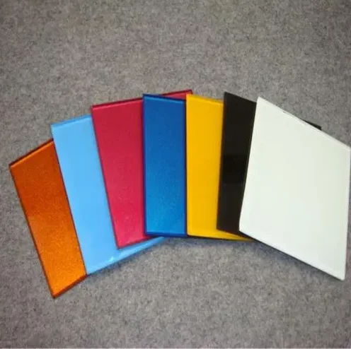 Hot Sale 4- 6mm Colored Back Painted Splashback Glass, Kitchen Glass Wall