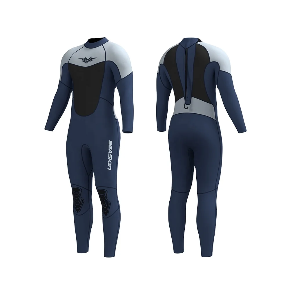 Seaskin 3mm Neoprene New Fashion FullSuit Long Sleeve Diving Wet Suit