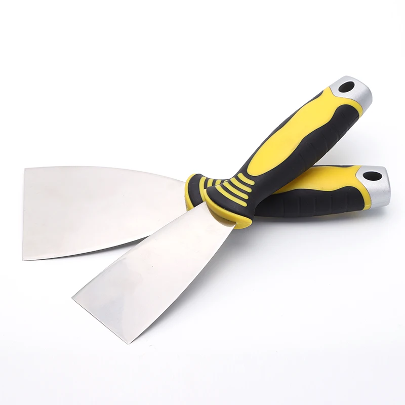 Низкая цена, пластиковая ручка, лезвие из нержавеющей стали, материал, лакокрасочный нож, скребок