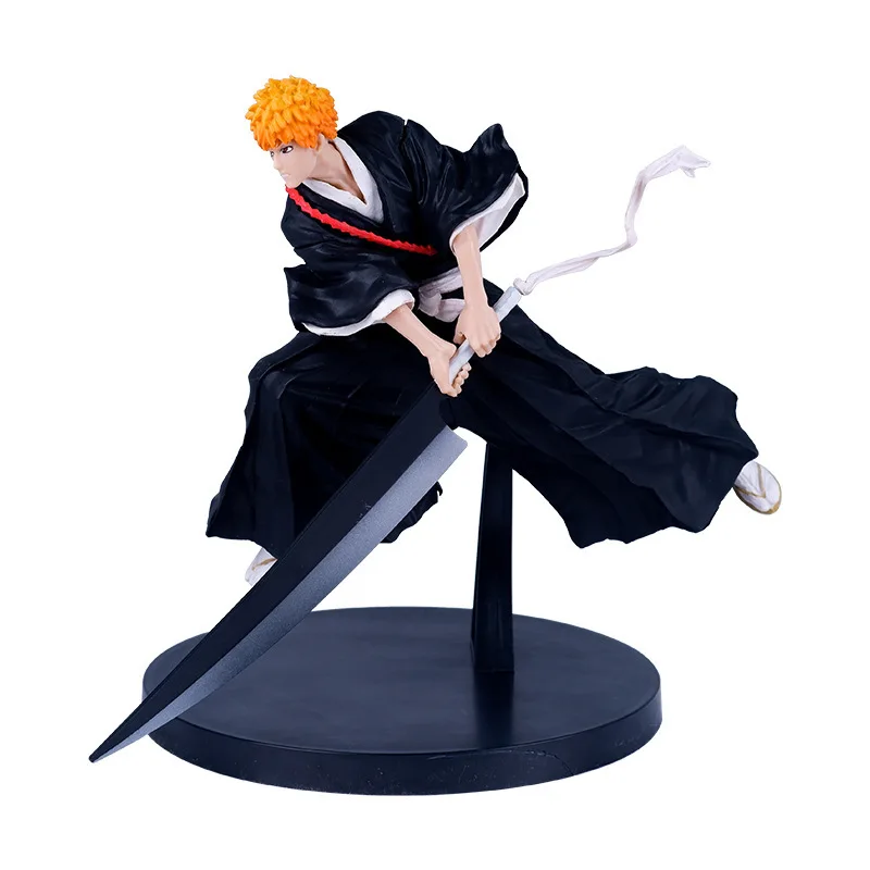 HQ Jump Japanese Manga OEM PVC Toys Bleach Figure Kurosaki Ichigo Vinyl toy Toy for boy OEM Anime Action Figure