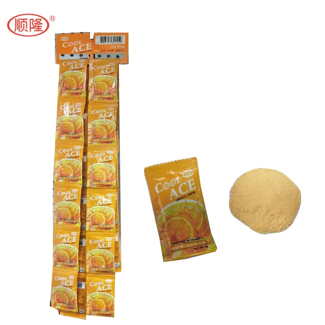 
Hot Sale Fruit Flavor Instant Soft Drink Powder , Orange Flavored Juice Soft Drink Instant Fruit Juice Powder 