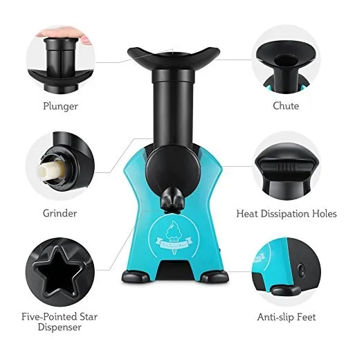 Low calorie frozen fruit ice cream maker for kids and family use