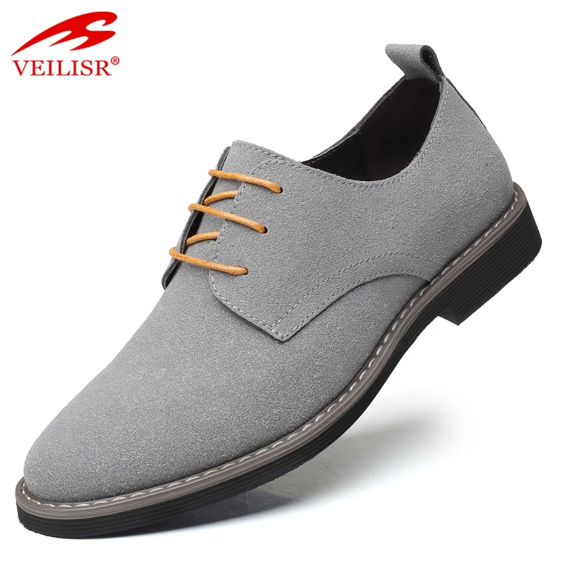 VIKEDUO GX2 Wholesale British Style Big Size Formal Suede Office Mens Dress Shoes