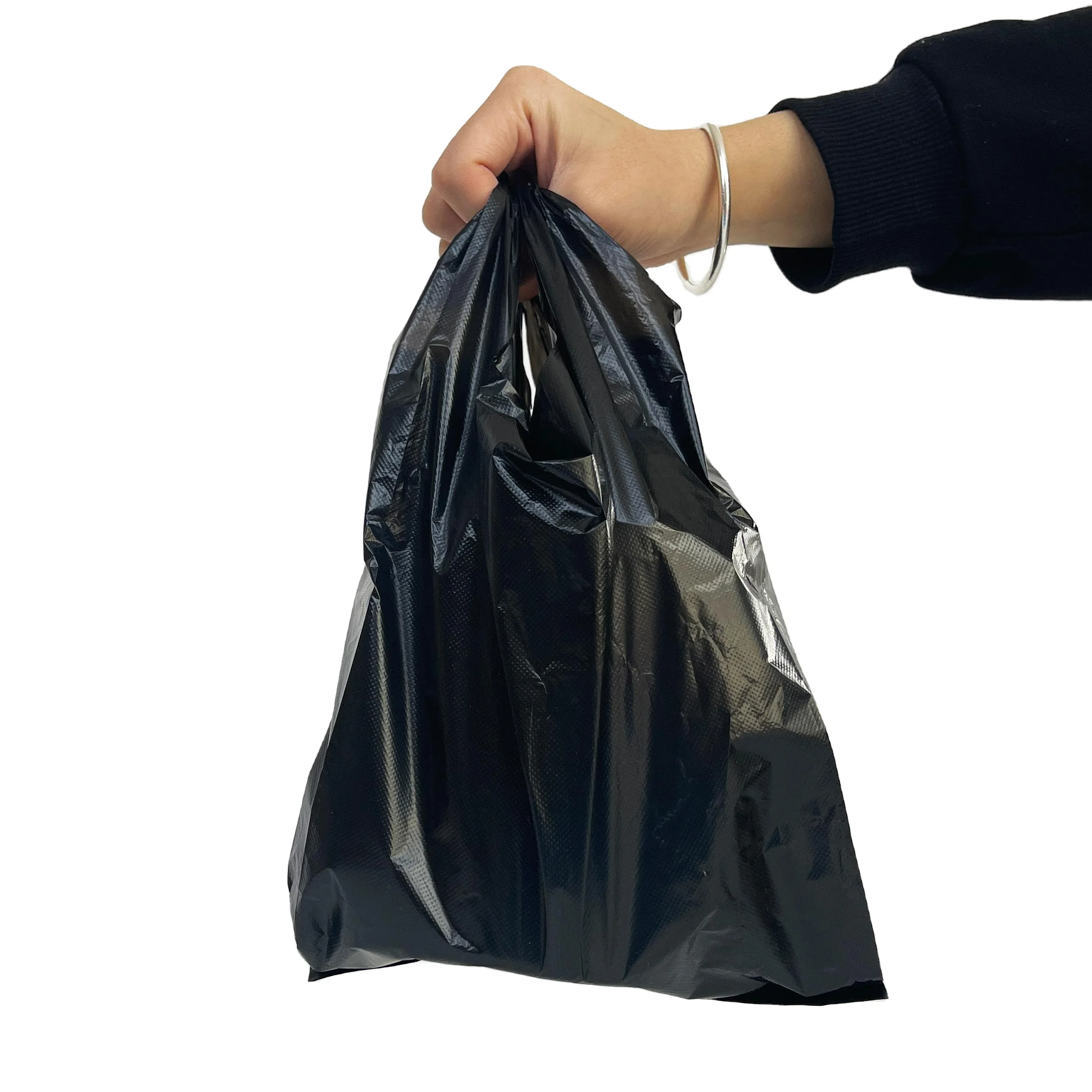 Factory Customization Big Trash Bag Heavy Duty Plastic Black Bin Bags Rubbish Plastic Bags