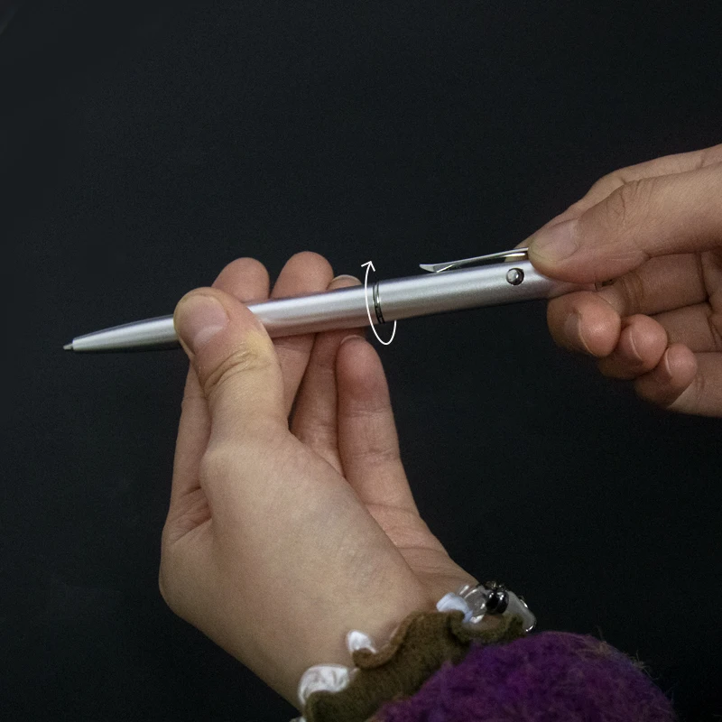 UV blacklight reactive invisible ink ballpoint pens security spy pen with uv light CH-0817 promotional magic uv invisible pen