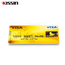 Wholesale Plastic Credit Card Type 4GB 8GB 16GB 32GB USB Flash Drives Business Card USB Stick