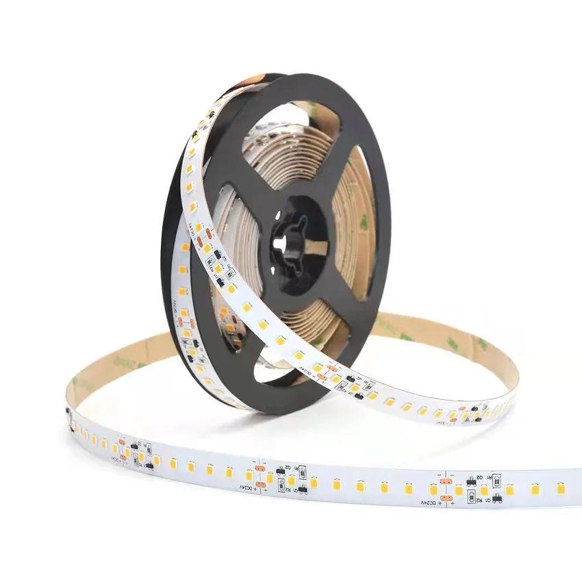 Factory Price Flexible Led Strip Addressable LED Strip Light Garden 90 Copper Wire Cri 95 Led Strip 24v 50000 Smd2835 DC2V DC12V