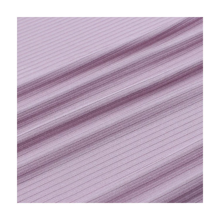 
4*3 RIB FABRIC KNIT SPANDEX RAYSON STRETCH 200GSM SPRING AND SUMMER WOMEN UNDERSHIRT IN STOCK 