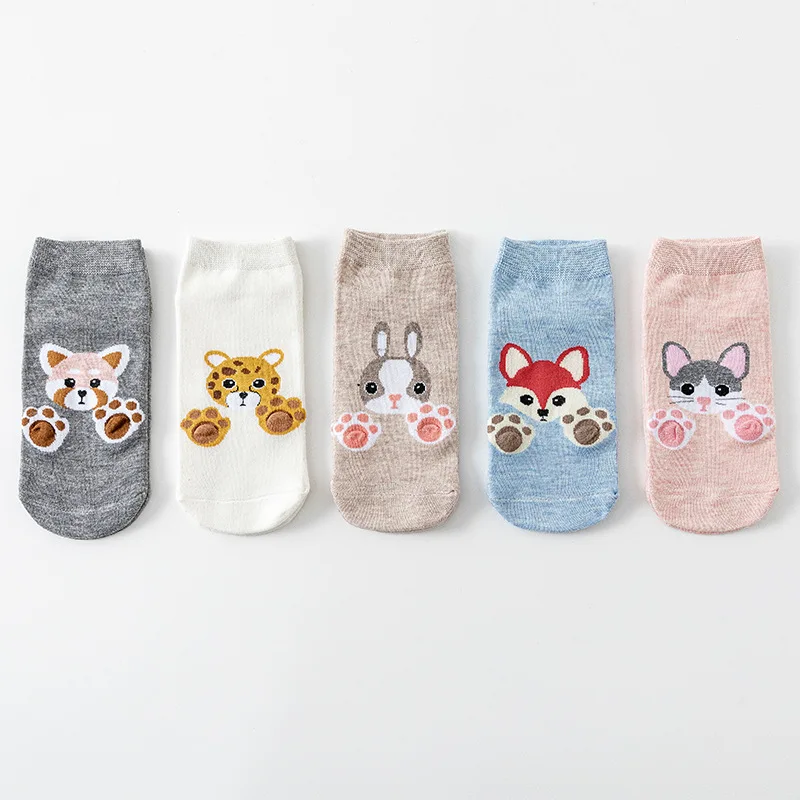 New cartoon summer socks funny yiwu wholesale top quality women socks ankle short cute socks for adult