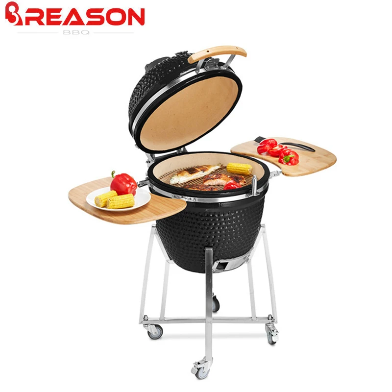 Kamado Grill for Sale Rotisserie Ceramic Barbecue Charcoal  Kamado BBQ Grill