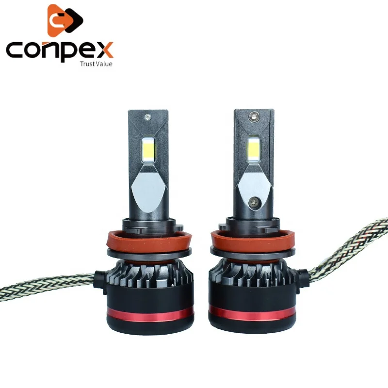 Conpex светодиодные фары Заводские Супер яркие M8 лампы для фар h11 45 W 6500LM H4 H3 h7 автомобильной световой