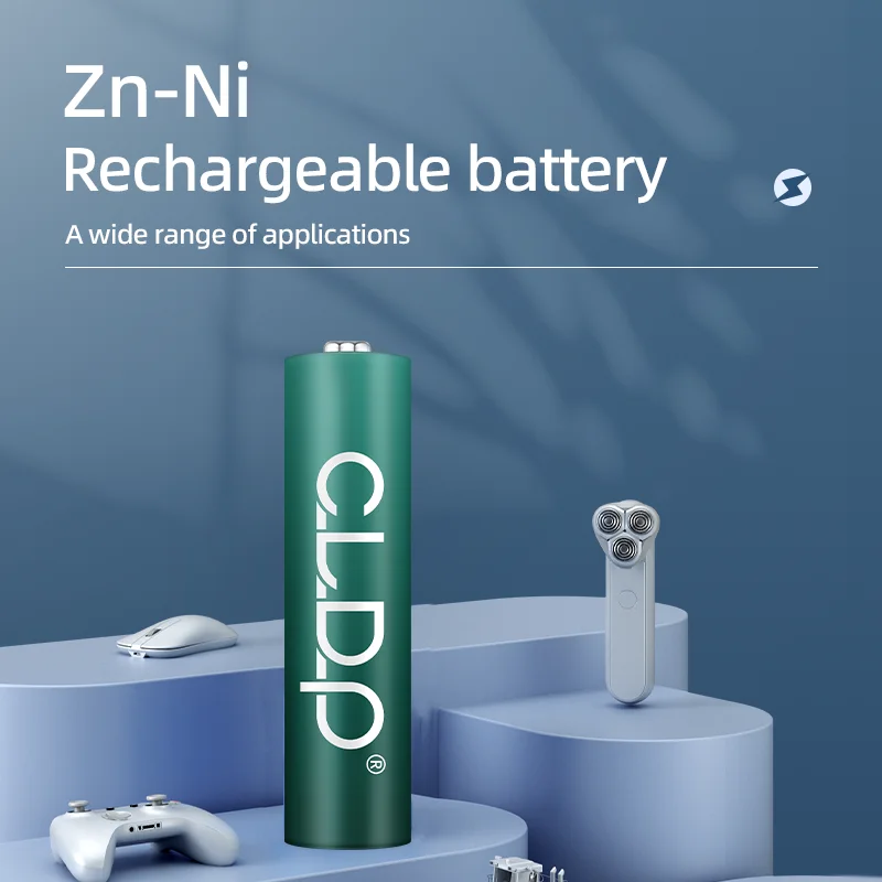 Popular high performance reusable 1.5v aaa battery ZnNi 1.6v 500mWh rechargeable triple a batteries for home appliances