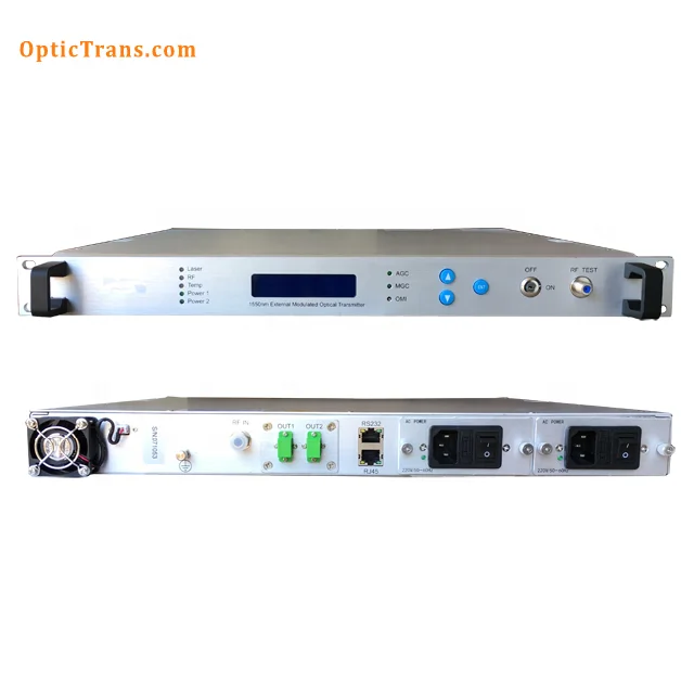 External Modulation 1550nm Optical Transmitter High performance