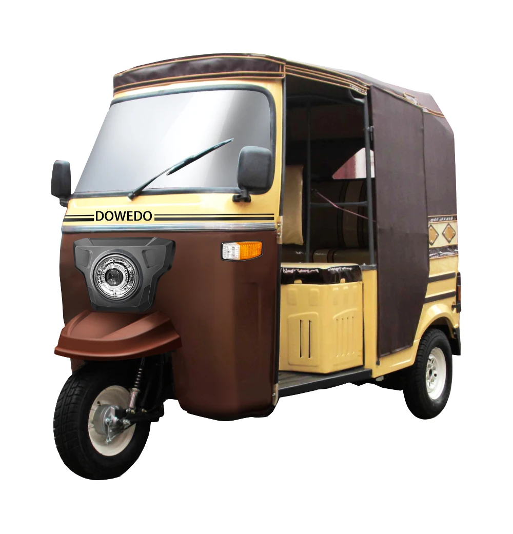 New design hot sale DOWEDO brand 3-seated passenger electric tricycle