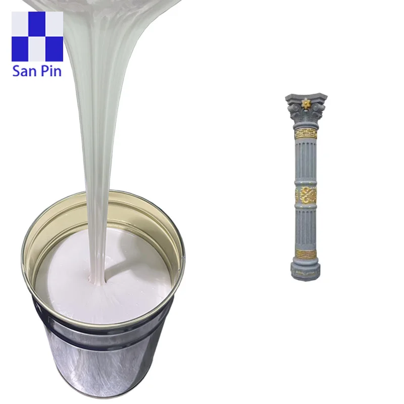 RTV2 Liquid Silicone Rubber for concrete Roman Column Mold Making LSR condensation cure silicone rubber
