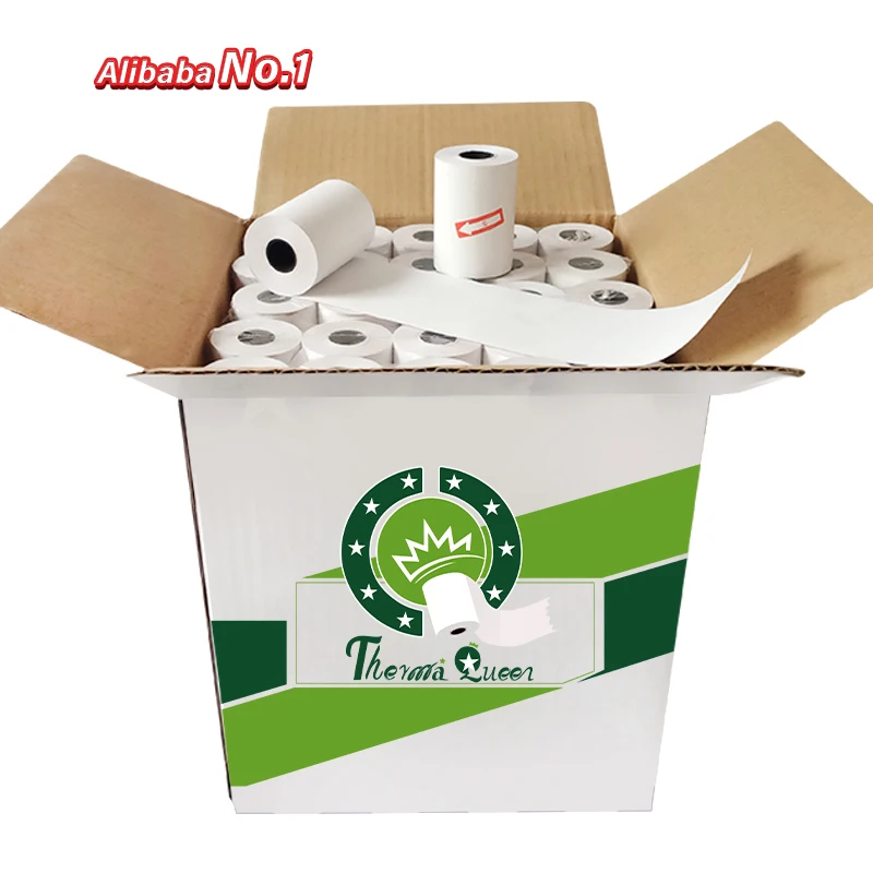 50mm x 20mm top thermal stencil paper rolls  50 rolls /100 rolls 57x40 80 x 60 core 14mm for mini printer