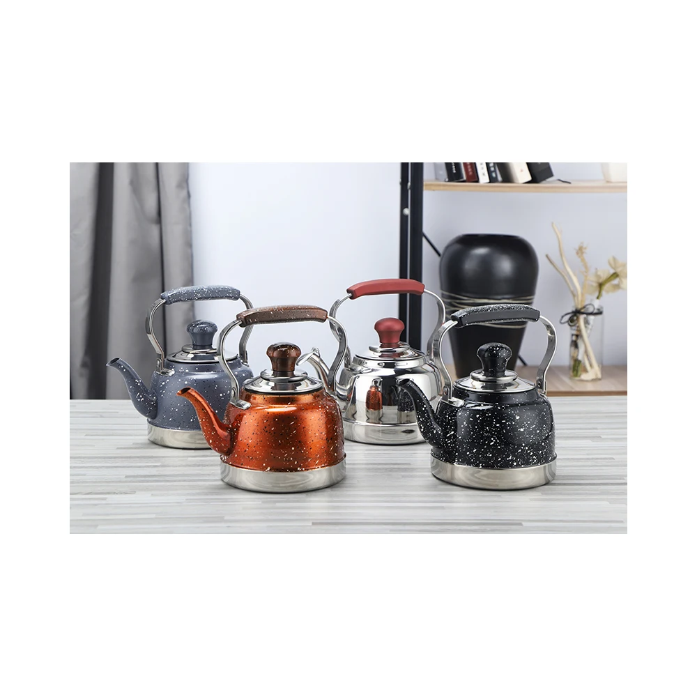 Factory Outlet High Quality Painting Stainless Steel Water Kettles All-season Not Support Capacity1l-2l