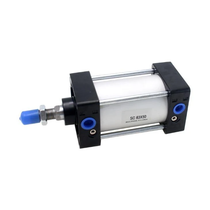 
SC63 Standard Air Cylinders 63mm Bore Double Acting Pneumatic Cylinder SC 50/75/100/125/150/175/200/250/300mm Stroke 