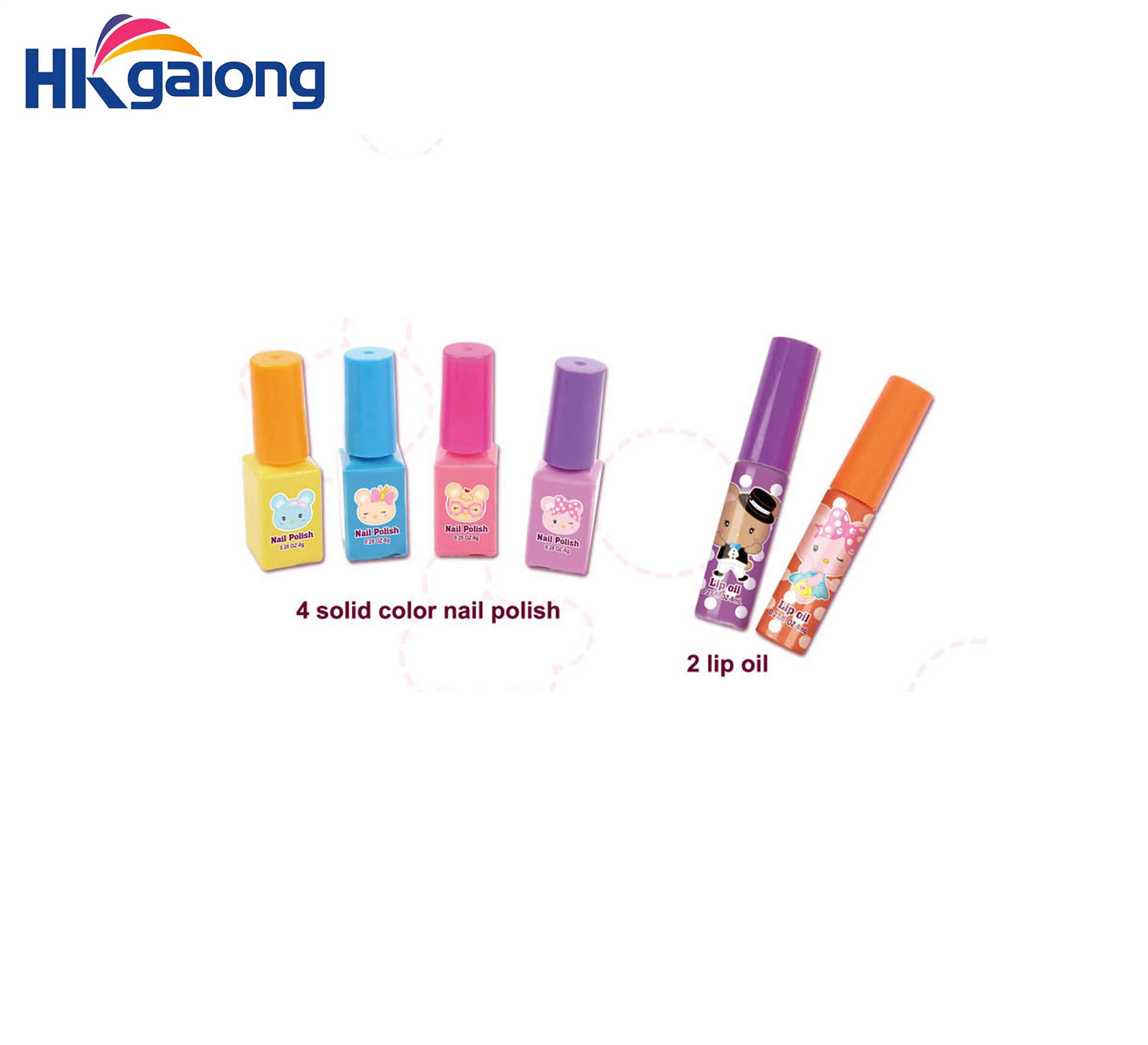 Factory direct sale kids make up set  cosmetic princess suitcase for Children